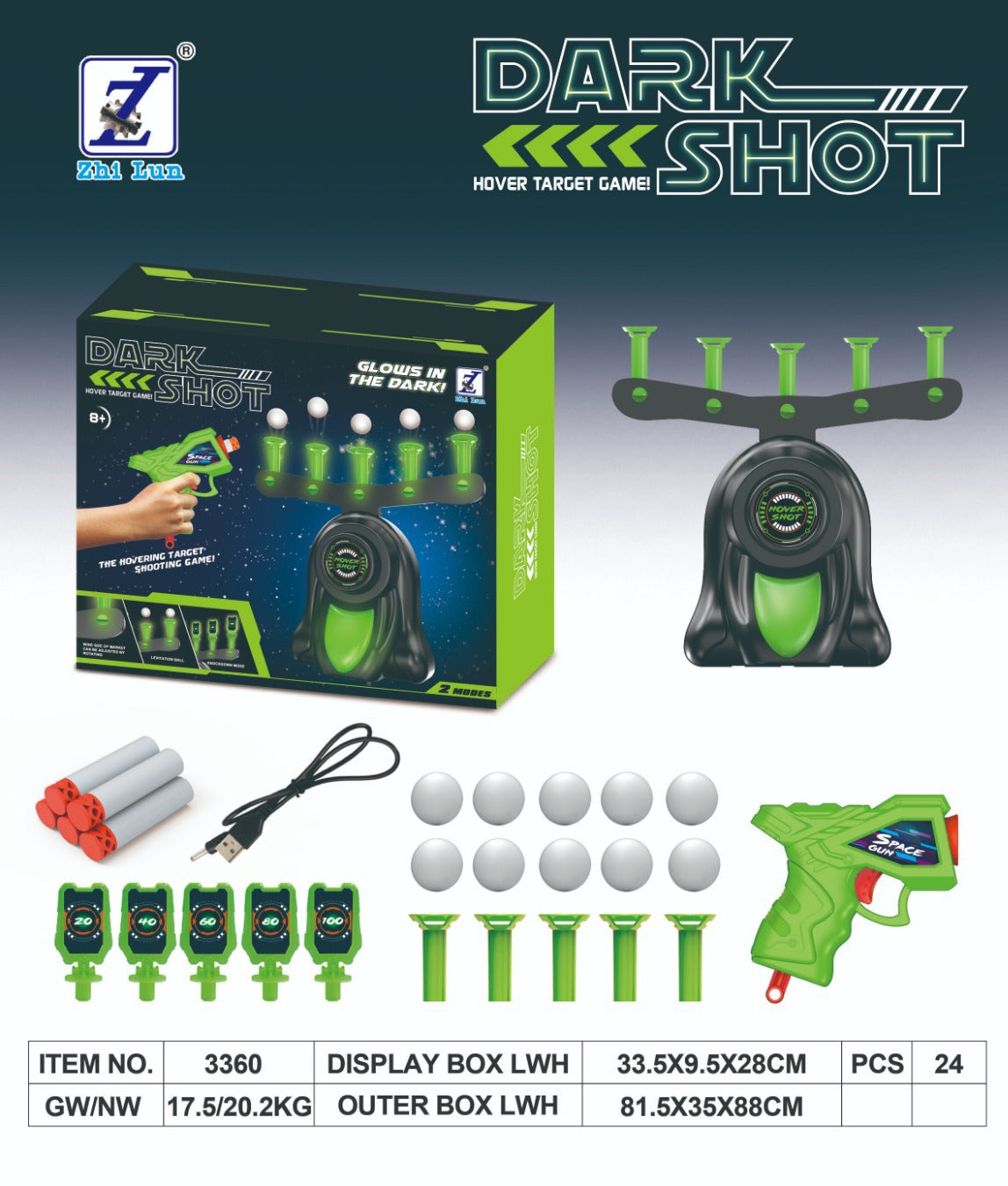 🎅Xmas Sales - 50% OFF🎄Shooting Target Practice Kids Shooting Toy Gun Set