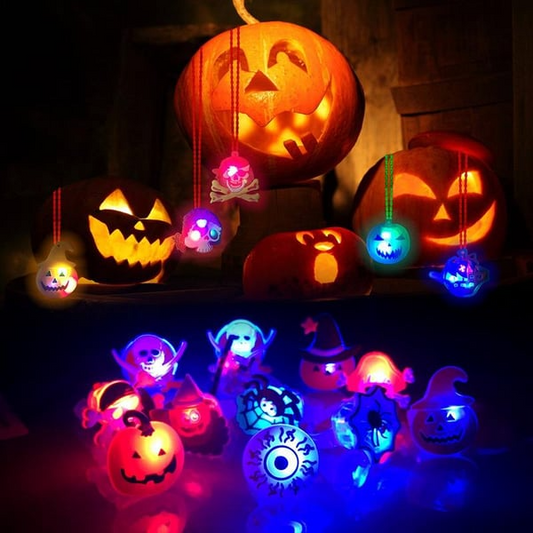 🎁 Hot Sale 49% OFF 🔥 50pcs LED Halloween Ring